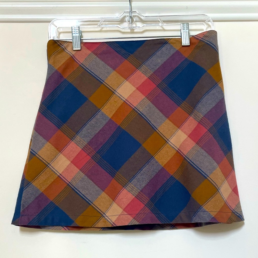 Alter’d State plaid mini skirt small